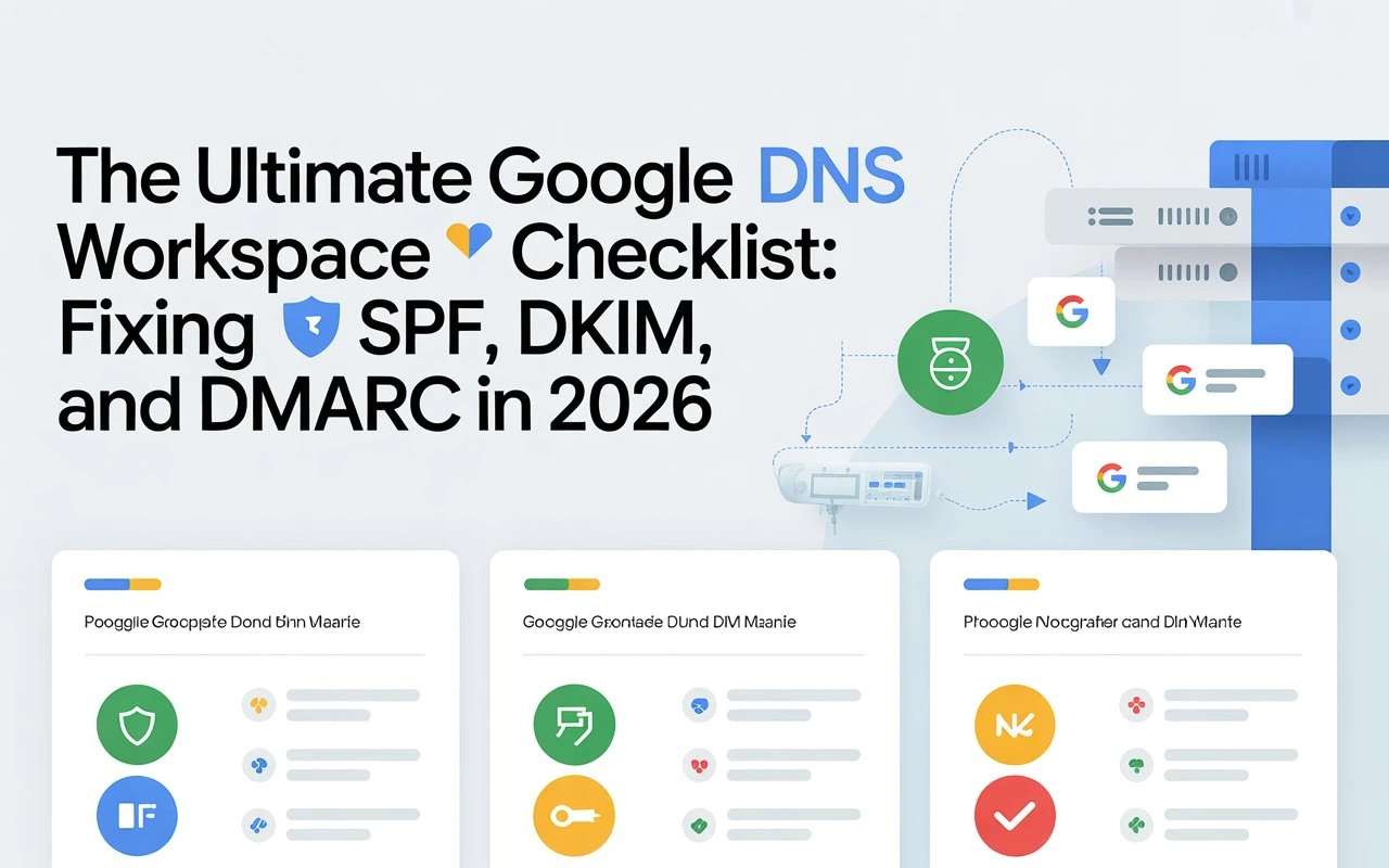 The Ultimate Google Workspace DNS Checklist: Fixing SPF, DKIM, and DMARC in 2026