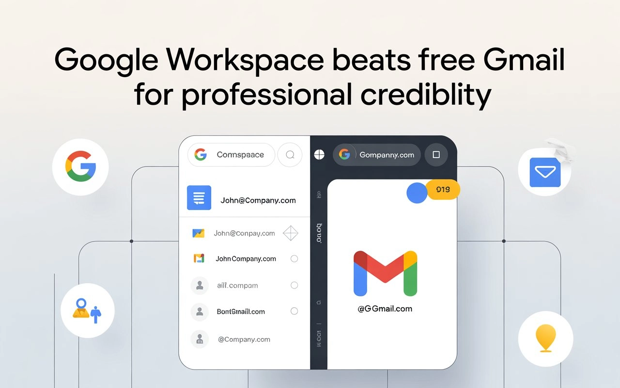 Google Workspace Beats Free Gmail for Professional Credibility